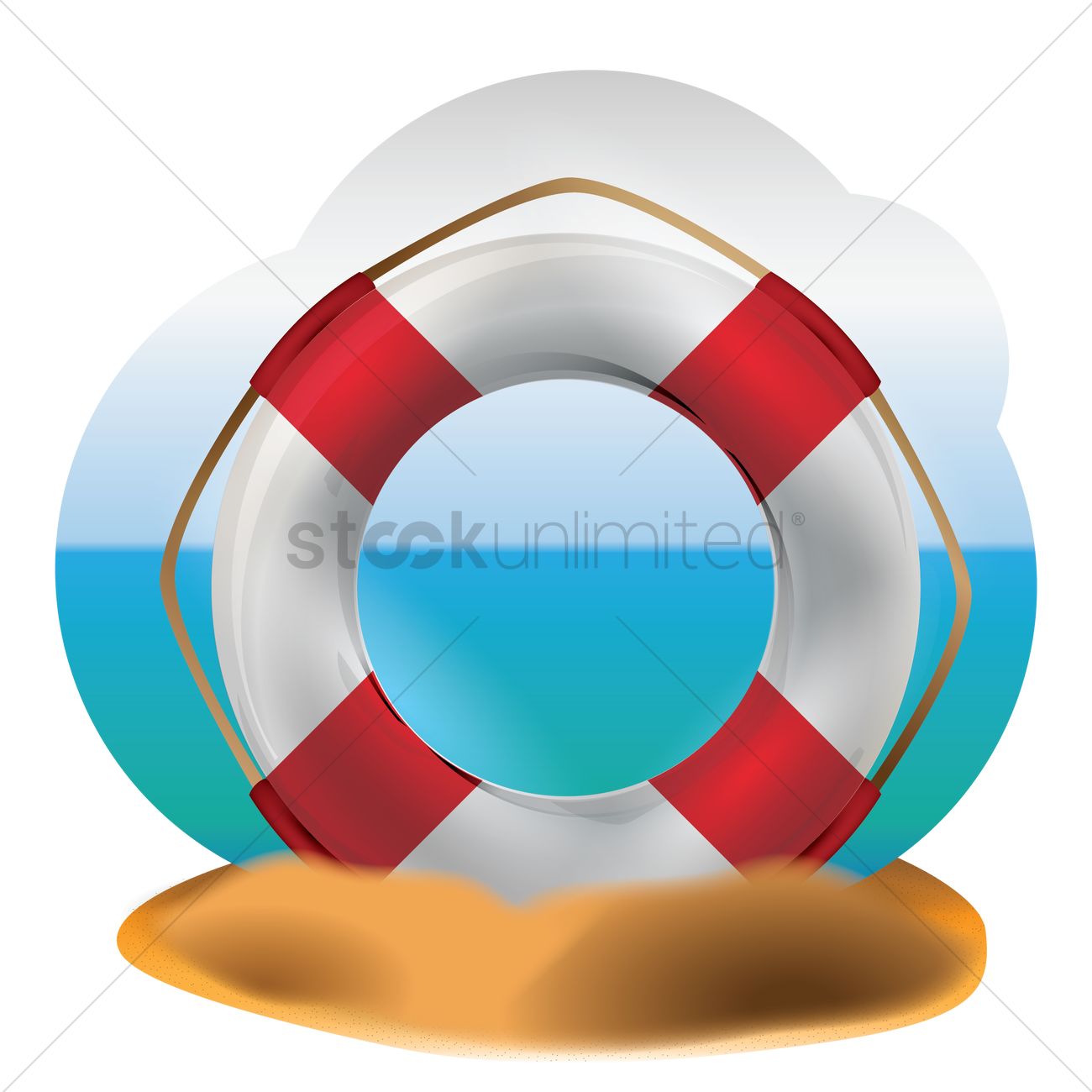 1300x1300 Lifebuoy Vector Image