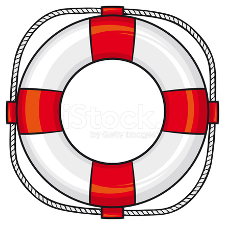 440x440 Lifesaver Stock Vector