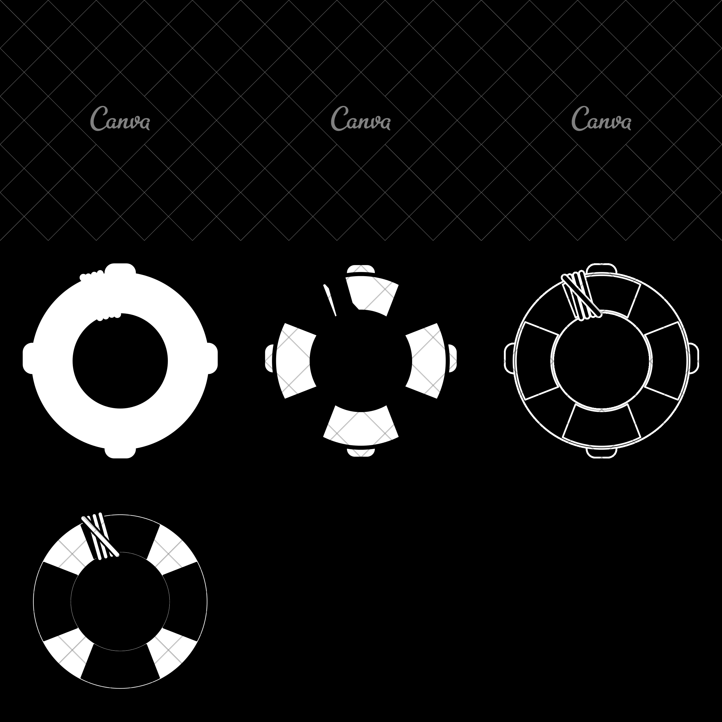 2400x2400 Lifesaver Vector Illustration