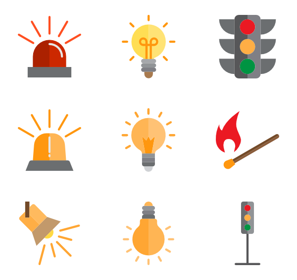 600x564 Light Bulb Icons