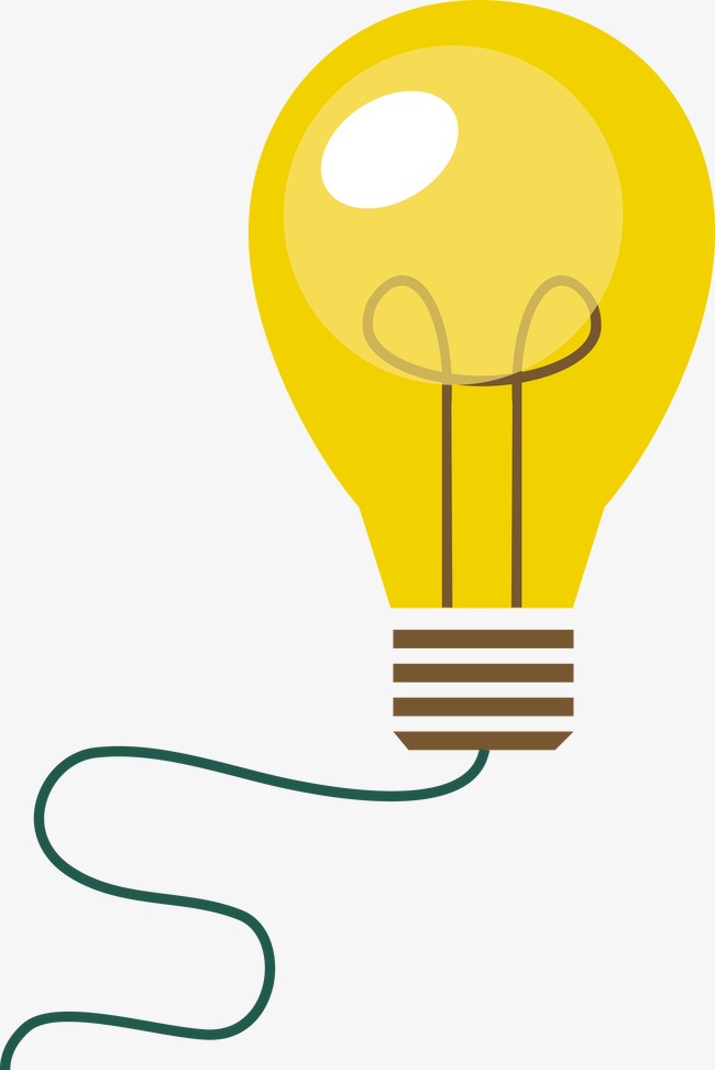 650x972 Bulb Vector, Yellow, Electric Light, Light Png And Vector For Free