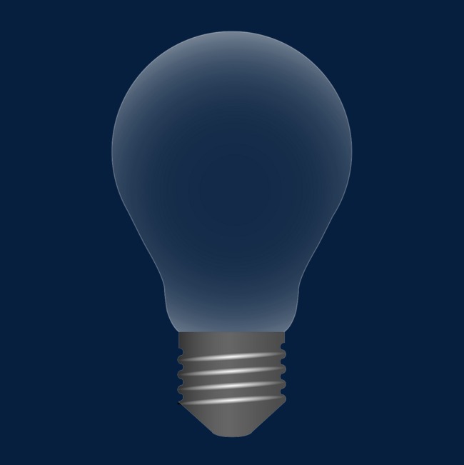 650x651 Transparent Light Bulb Vector Material, Transparent, Incandescent