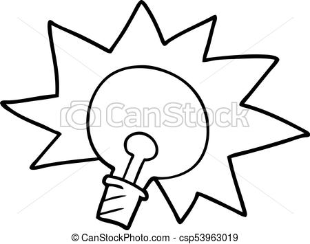 450x355 Cartoon Light Bulb Vector Clip Art