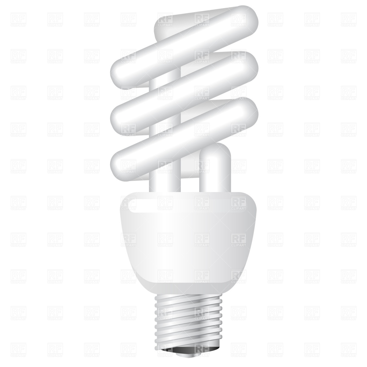 1200x1200 Energy Saving Light Bulb Vector Image Vector Artwork Of