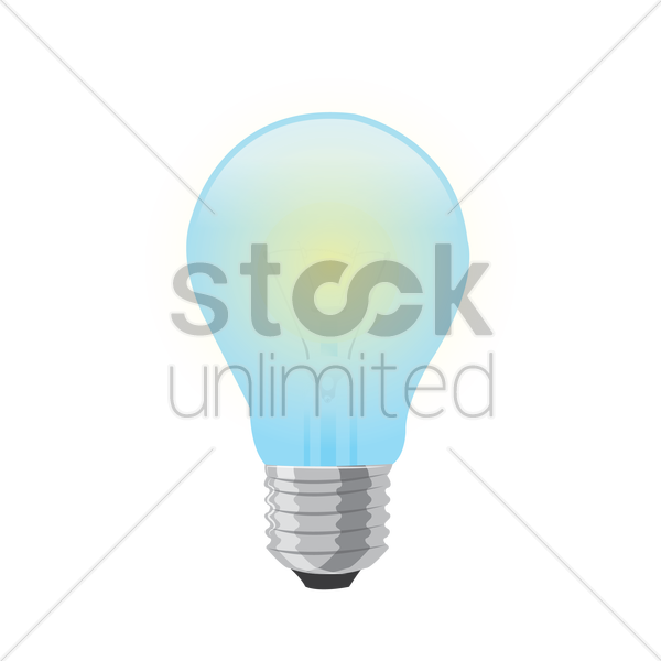 600x600 Free Light Bulb Vector Image