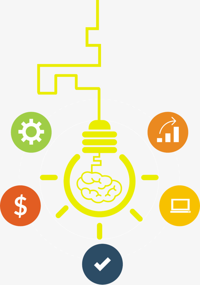 650x923 Light Bulb Brain Infographic, Brain, Light Bulb, Vector Png And