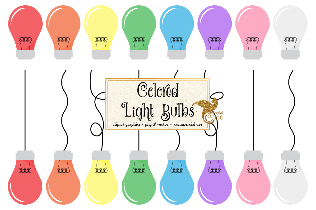 1008x672 Colorful Light Bulb Vector Clipart By D Design Bundles