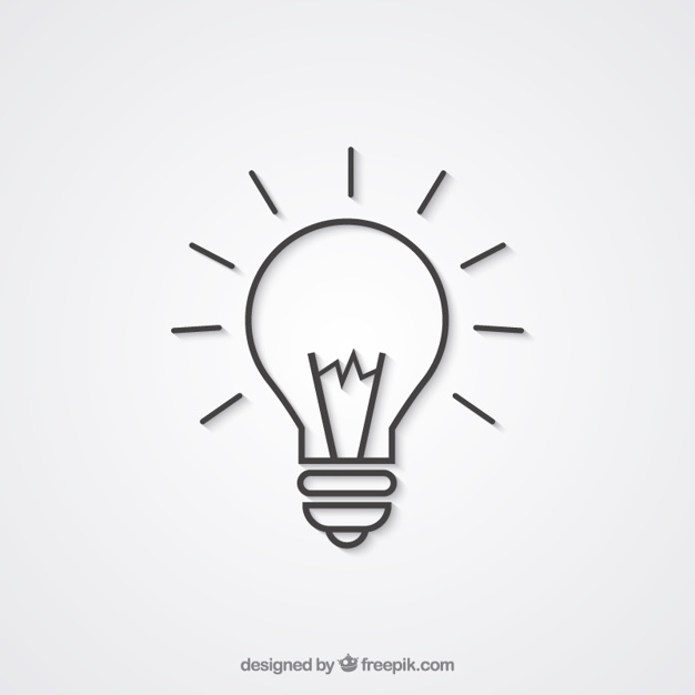 626x626 Light Bulb Icon Vector Free Download
