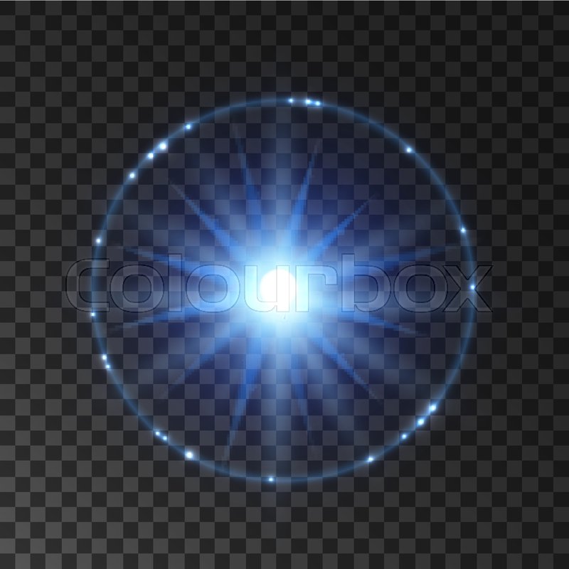 800x800 Light Flash, Lens Flare Or Star Explosion With Glowing Radial