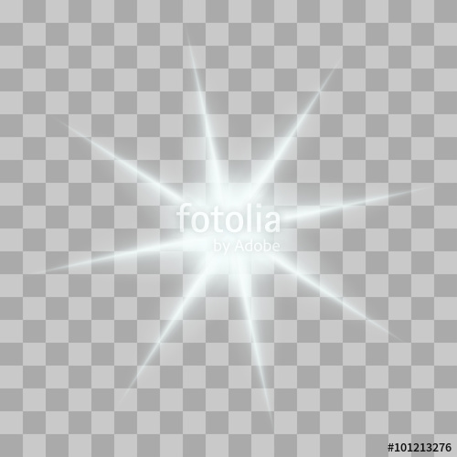 500x500 Vector Glowing Light Bursts With Sparkles On Transparent