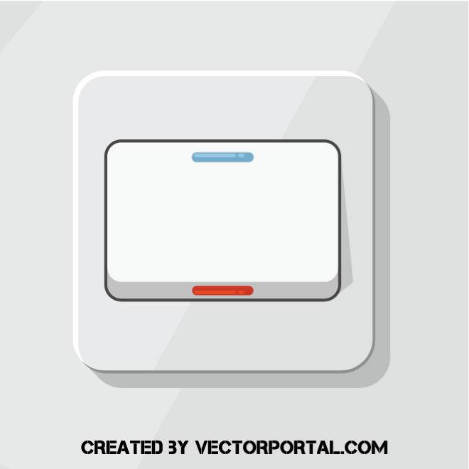 660x660 Light Switch Vector Image