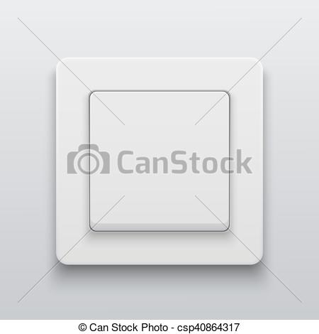 450x470 Vector Modern Light Switch Icon Background. Vector Modern Light