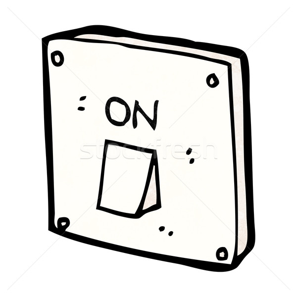 600x600 Cartoon Light Switch Vector Illustration Lineartestpilot