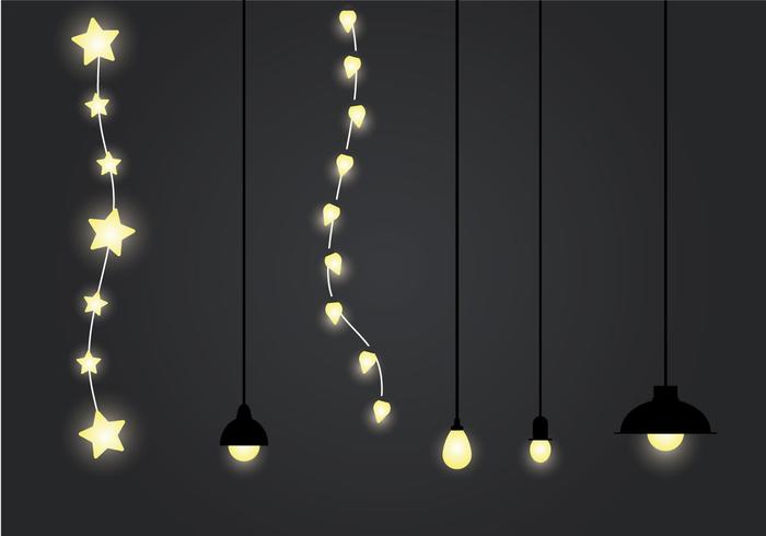 700x490 Free Hanging Light Vector Illustration