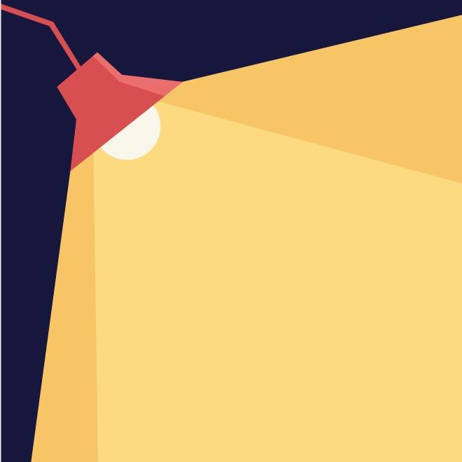 660x660 Lamp Light Vector Illustration