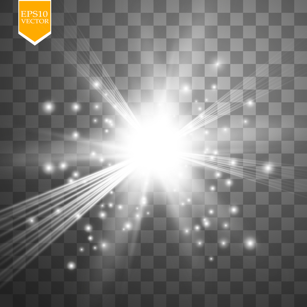 600x600 Shining Light Effects Illustration Vector 04 Free Download