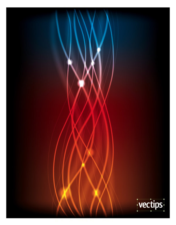 600x770 Create A Glowing Abstract Light Vector Graphic