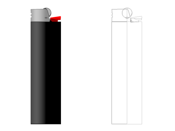 600x450 Lighter Vector Image 123freevectors