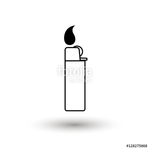 500x500 Lighter Vector Icon Stock Image And Royalty Free Vector Files On