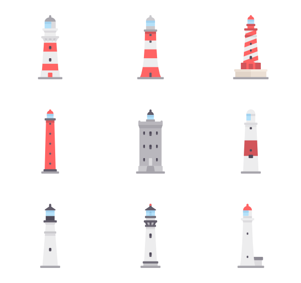 600x564 Lighthouse Icons