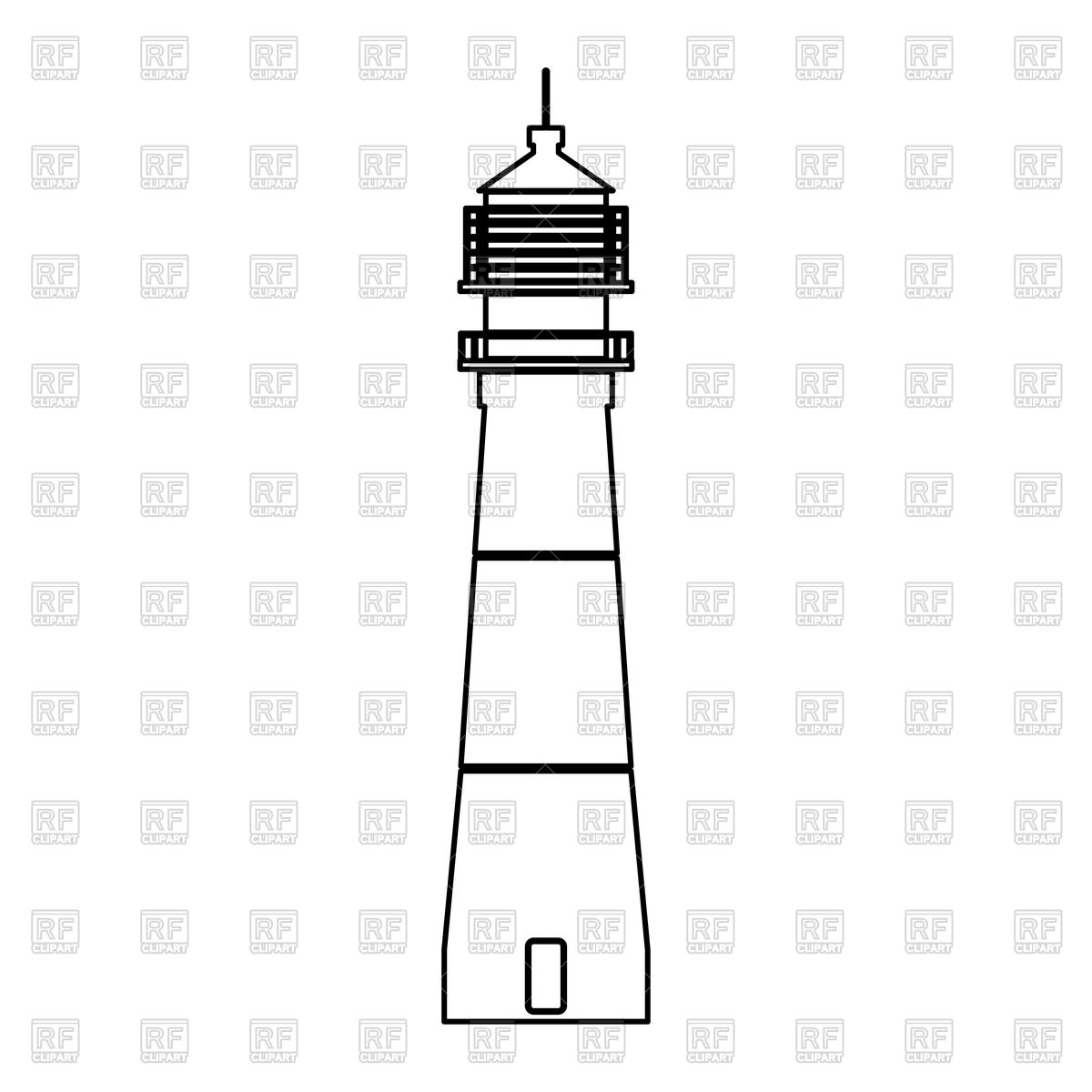 1200x1200 Lighthouse Icon Vector Image Vector Artwork Of Architecture