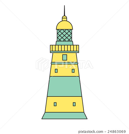 450x468 Vector Lighthouse Icon