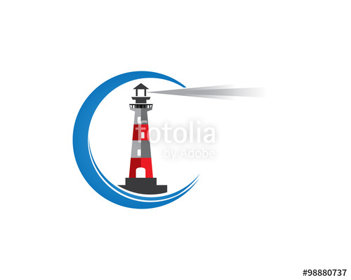 500x400 Lighthouse Logo Stock Image And Royalty Free Vector Files On
