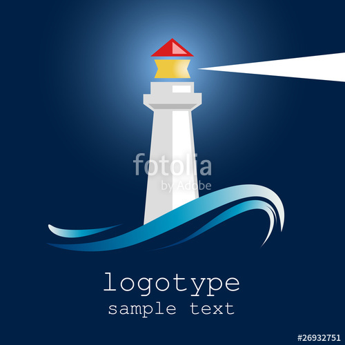 500x500 Logo Lighthouse Stock Image And Royalty Free Vector Files On