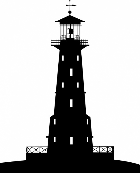 485x600 Lighthouse Free Vector In Adobe Illustrator Ai ( .ai