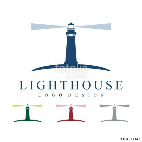 500x500 Lighthouse Logo Vector Stock Image And Royalty Free Vector Files