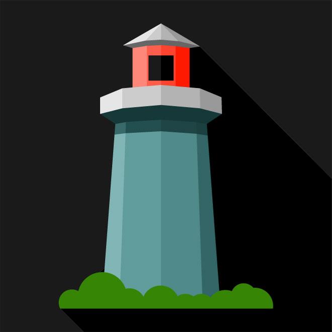660x660 Lighthouse Vector Icon
