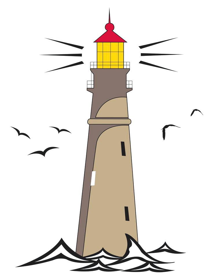 736x960 Lighthouse Clipart Vector Free Pages Png Easysurfer
