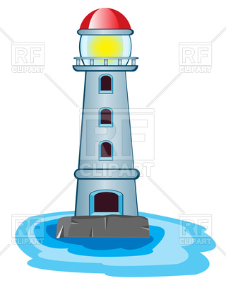 320x400 Cartoon Lighthouse Vector Image Vector Artwork Of Architecture