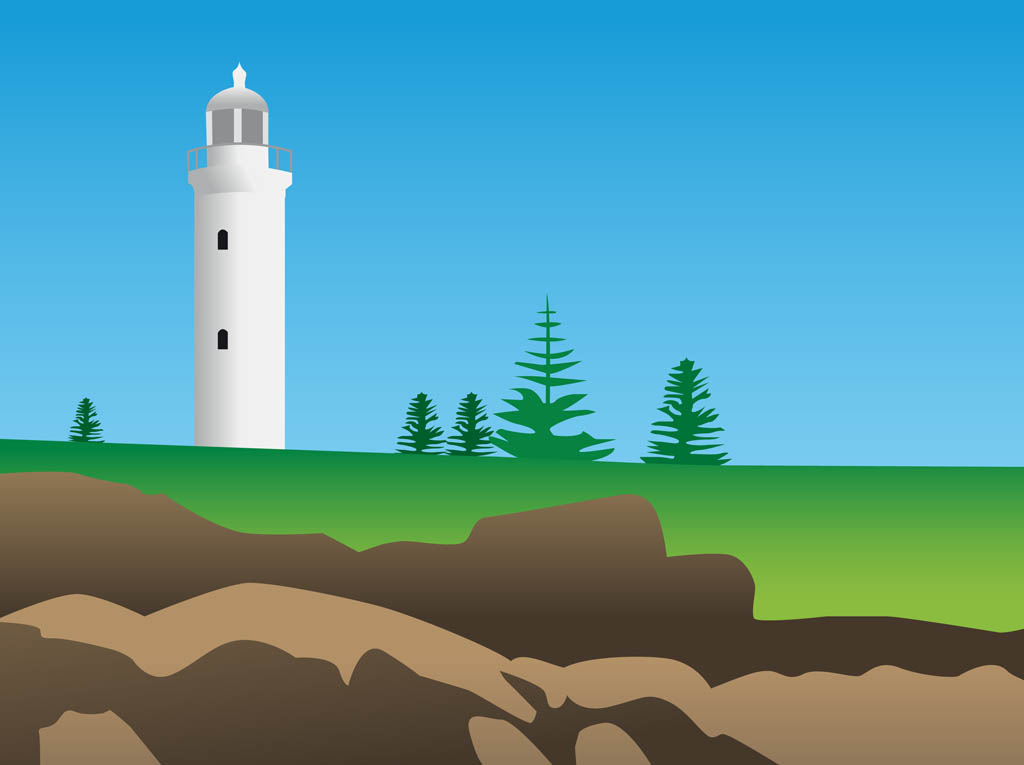 1024x765 Lighthouse Vector Graphics Vector Art Amp Graphics