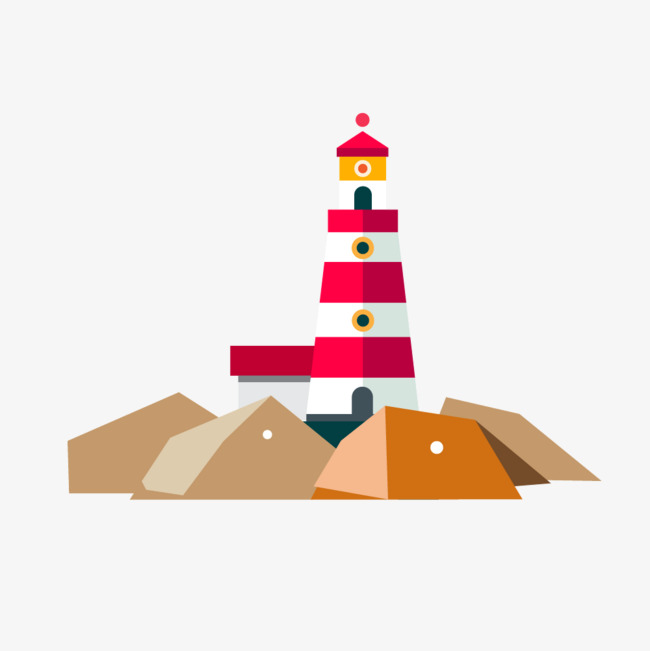 650x651 Red Rocks Lighthouse, Lighthouse Vector, Red, Rocks Png And Vector