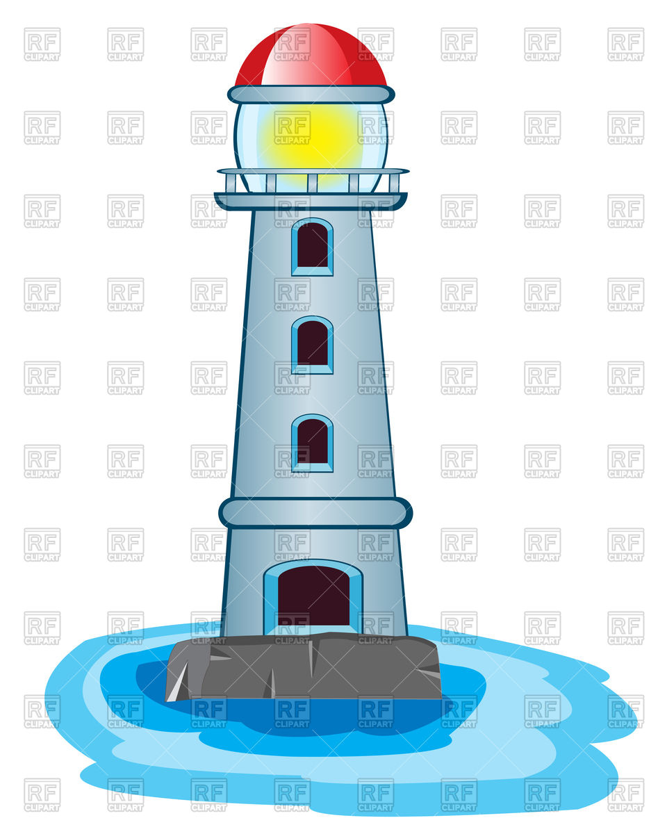 960x1200 Cartoon Lighthouse Vector Image Vector Artwork Of Architecture