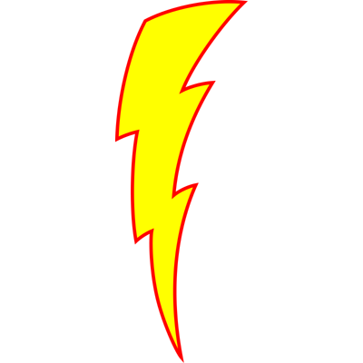 400x400 Lightning Bolt Clipart In Vector Clipart Library