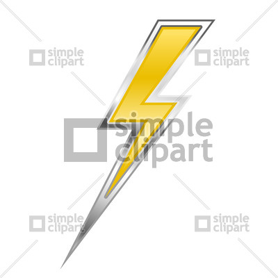 400x400 Lightning Bolt Vector Image