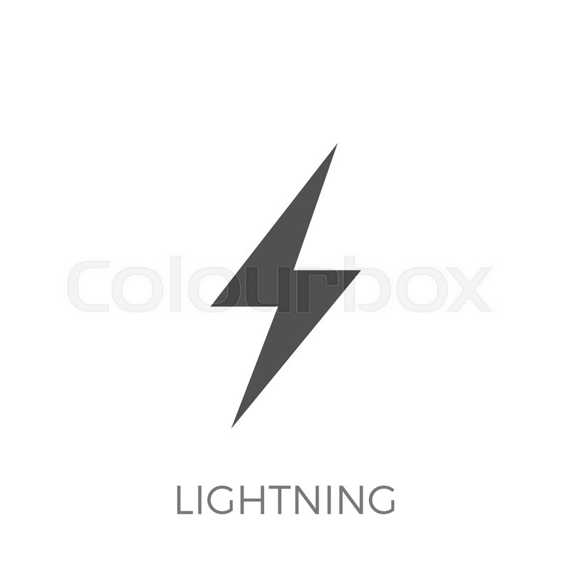800x800 Lightning Vector Gluph Icon. Expand To Any Size