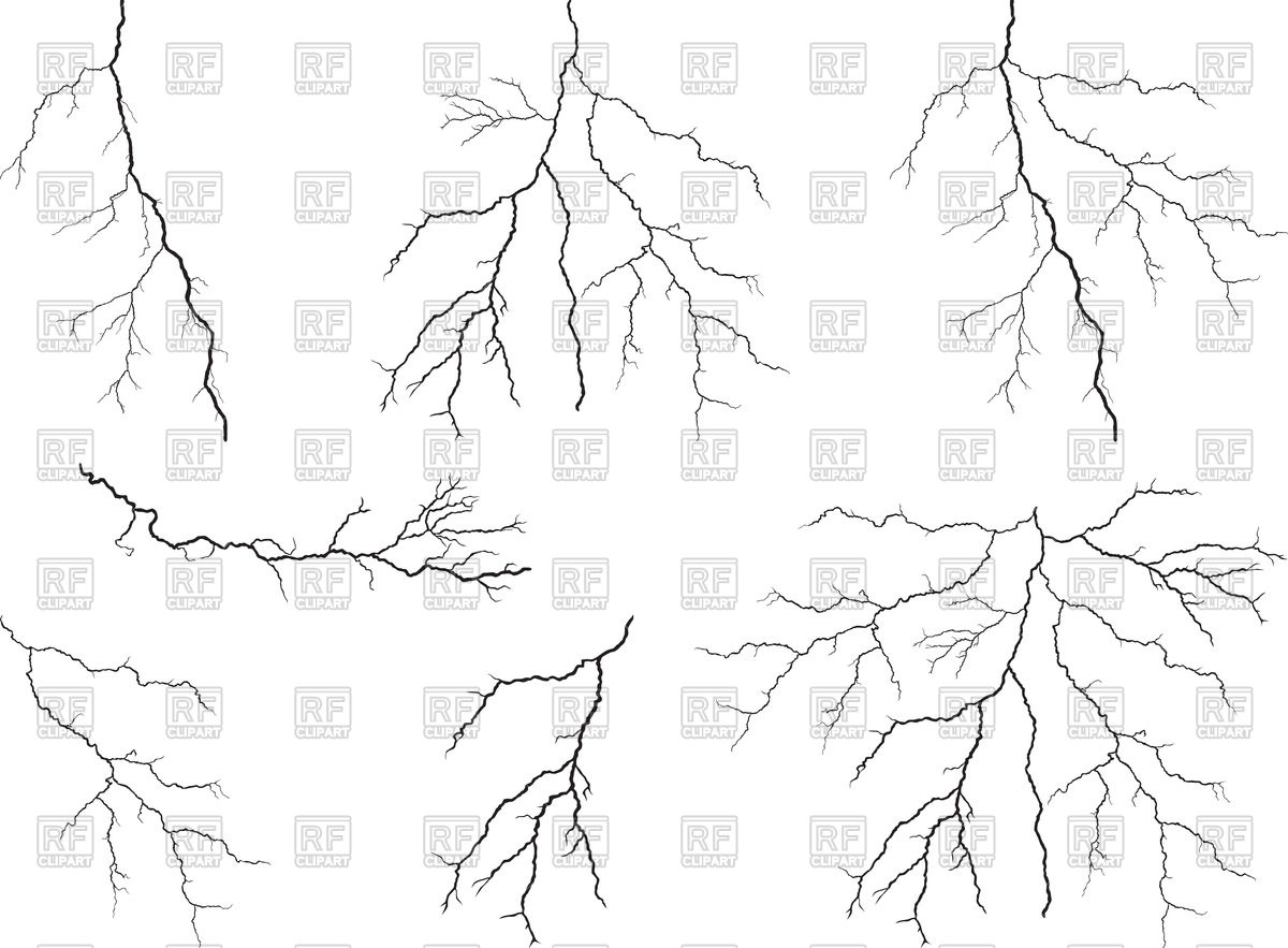 1200x883 Set Of Lightning Vector Image Vector Artwork Of Objects