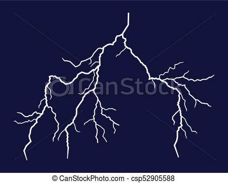 450x361 Shaft Of Lightning In The Dark Sky.