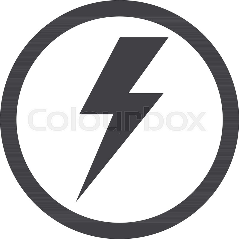 800x800 Thunder Icon. Lightning Vector. Stock Vector Colourbox