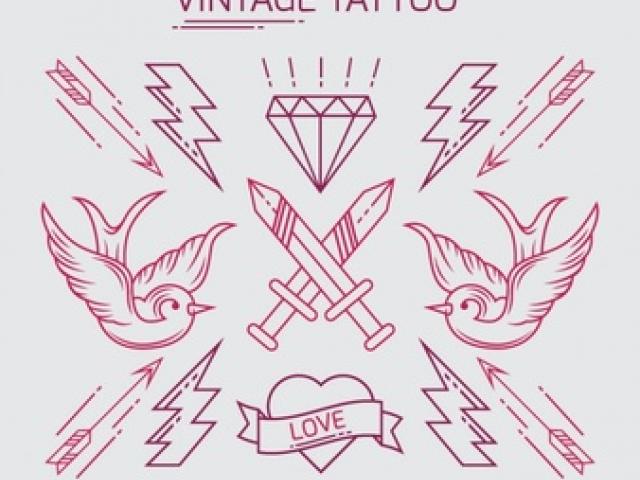 640x480 Drawn Lightning Vector