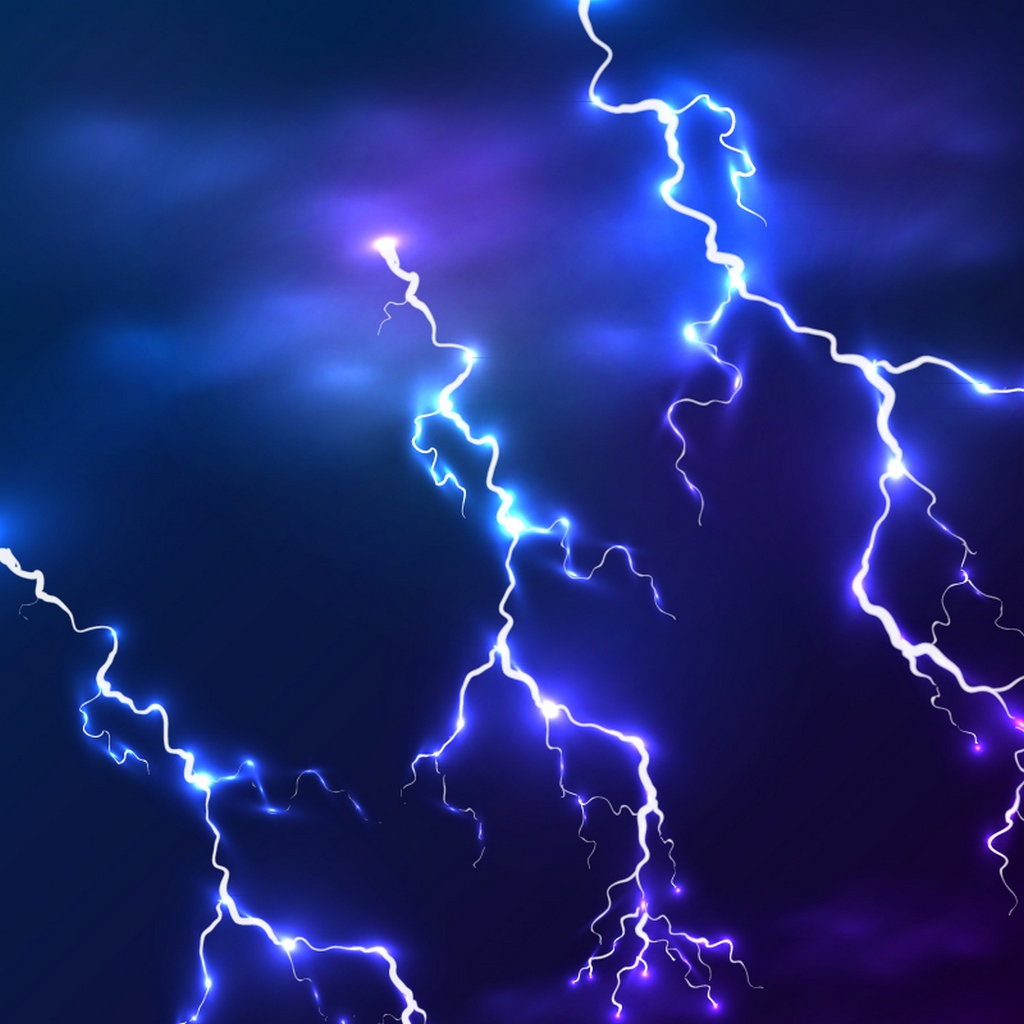 1024x1024 Dark Sky Blue Lightning Vector Free Download Ai Files