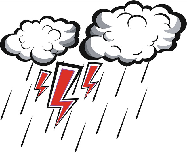 650x532 Light Clouds Vector Material, Dark Clouds, Clouds Lightning Vector