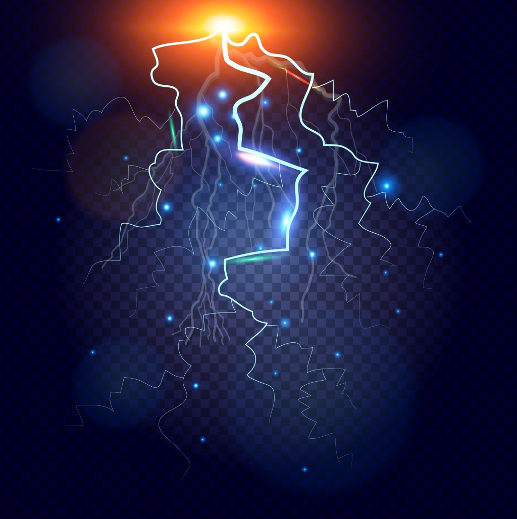 1024x1028 Lightning Vector Free Download Ai Files