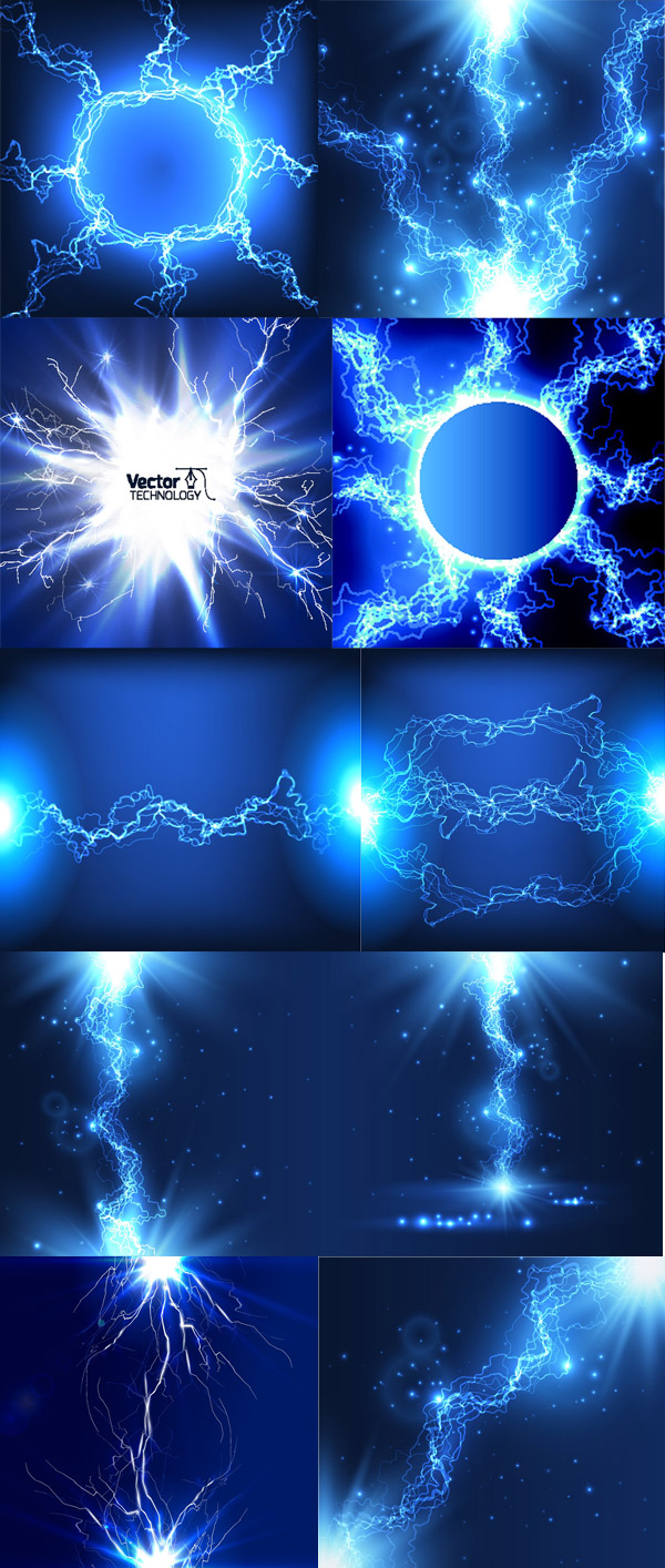 600x1414 Lightning Fashion Design Nature Vector Free Vector Download
