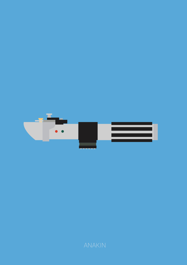 600x849 Laura Mougel Graphic And Web Designer Lightsabers Series By