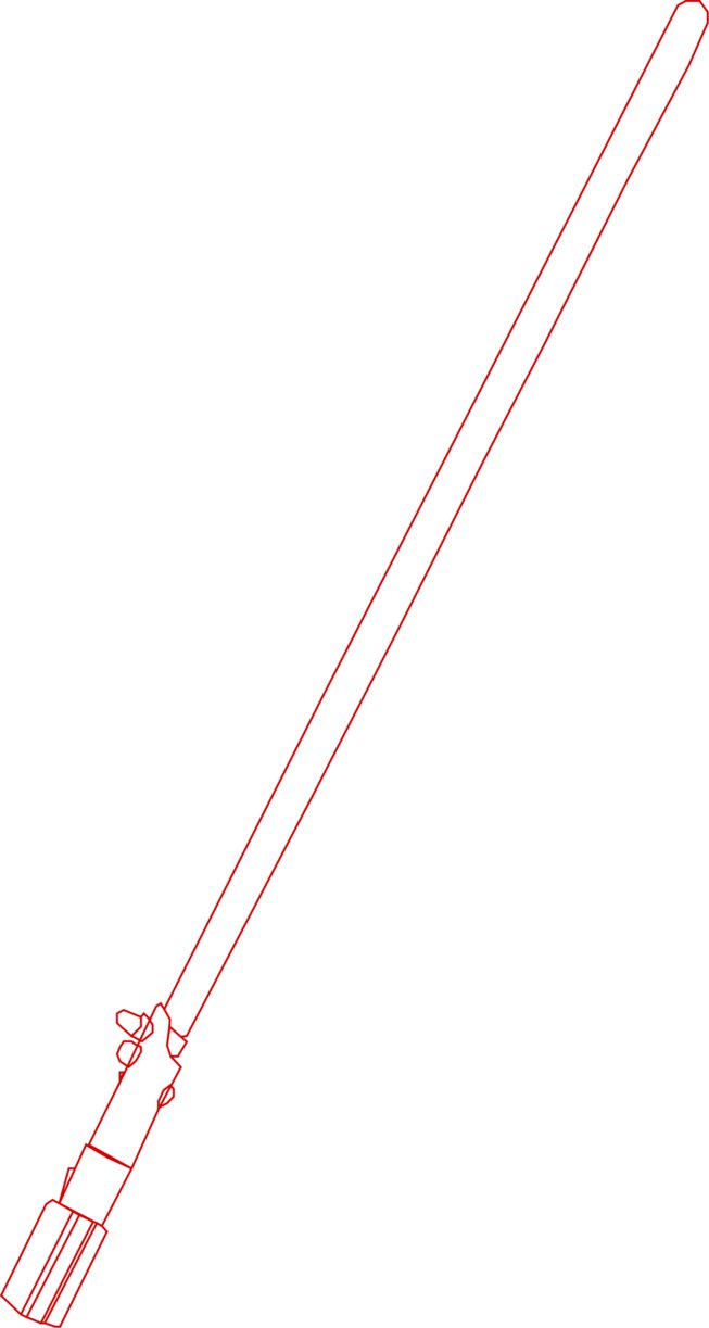 653x1223 Lightsaber Vector By Random Kell