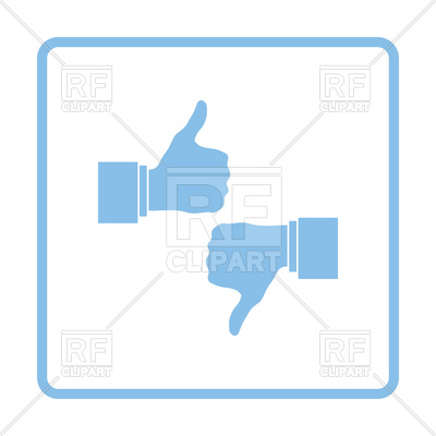 400x400 Like And Dislike Icon Vector Image Vector Artwork Of Icons And